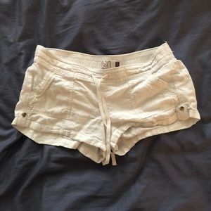 🌊White Linen Shorts